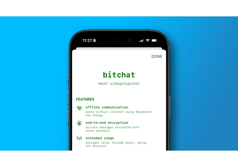 Bitchat is a new private Bluetooth messaging app that doesn’t need the internet – here’s how it works