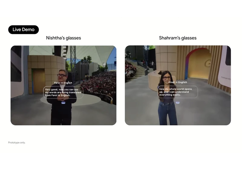 Google demos Android XR glasses at I/O with live language translation