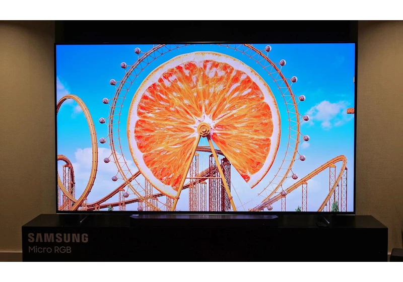 Samsung's new $29,999 Micro RGB TV looks ridiculously good