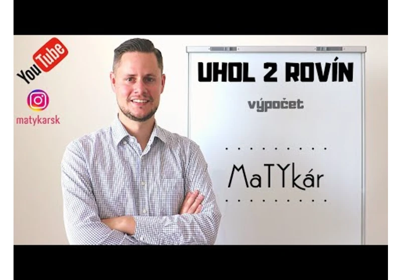 UHOL 2 ROVÍN - výpočet | analytická geometria