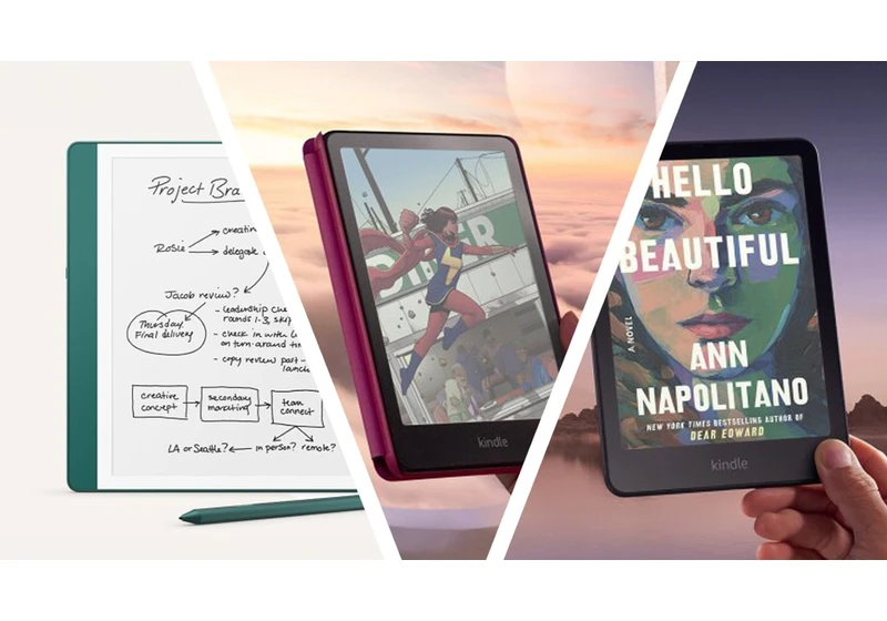 The first color Amazon Kindle is finally here – and it's been joined by an AI-powered Scribe