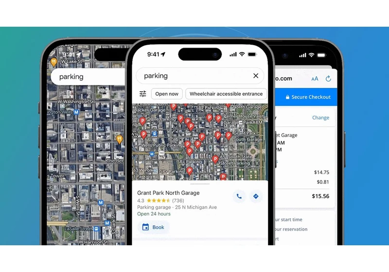 You can now book parking spaces in Google Maps, just like in Apple Maps
