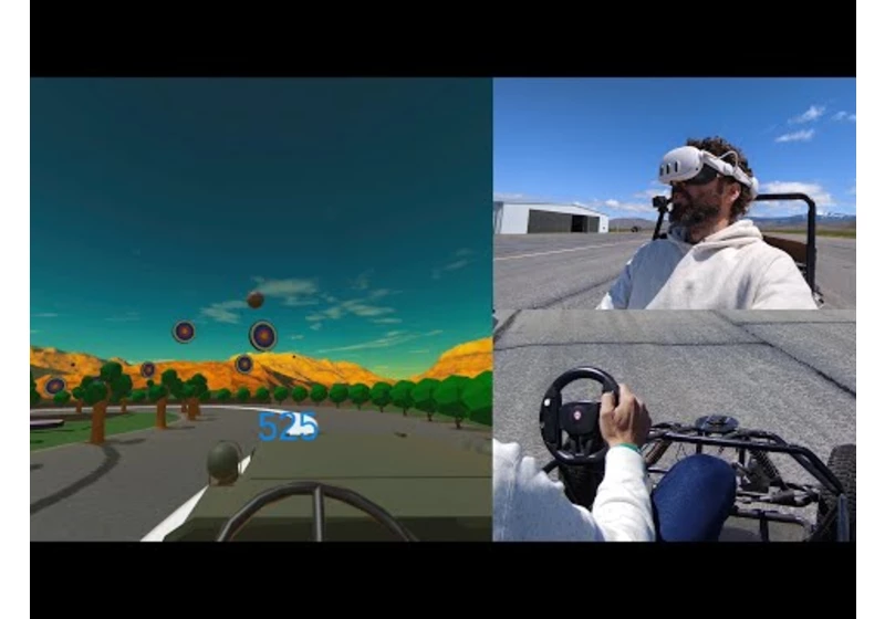 Show HN: Drivr – VR with real vehicles [video]