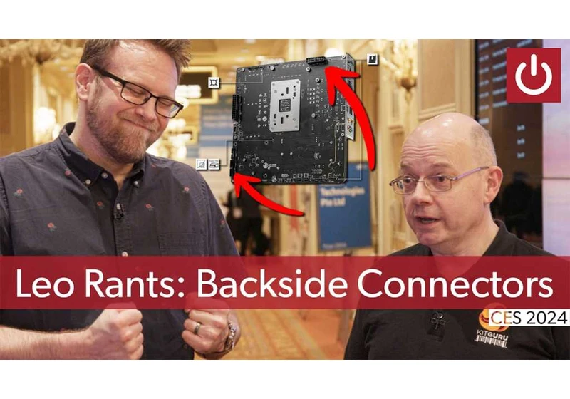Are backside motherboard connections really the future?