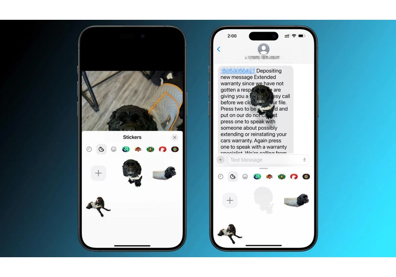 How to create stickers on the iPhone with your photos on iOS 17
