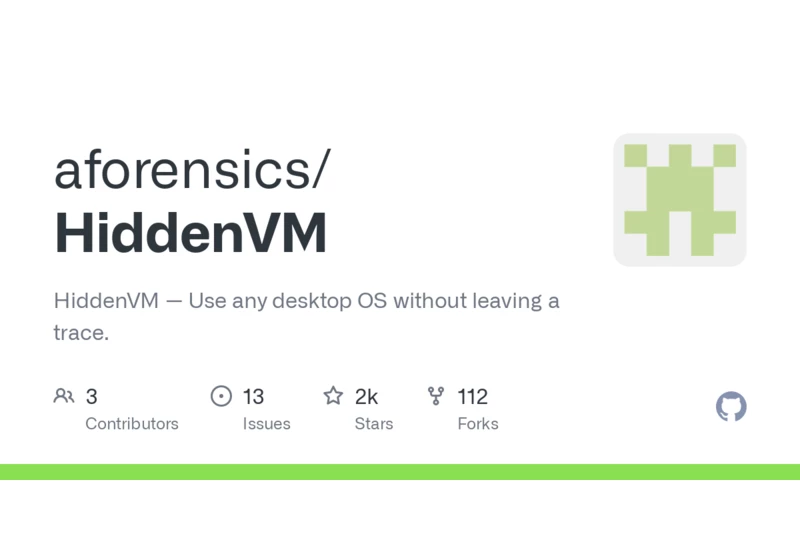 HiddenVM – Use any desktop OS without leaving a trace