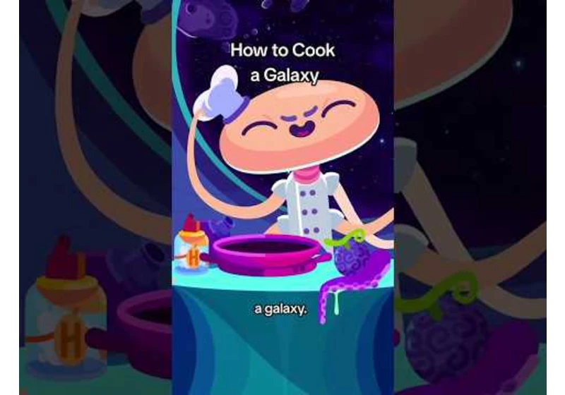 Let's Cook a Galaxy #kurzgesagt #shorts