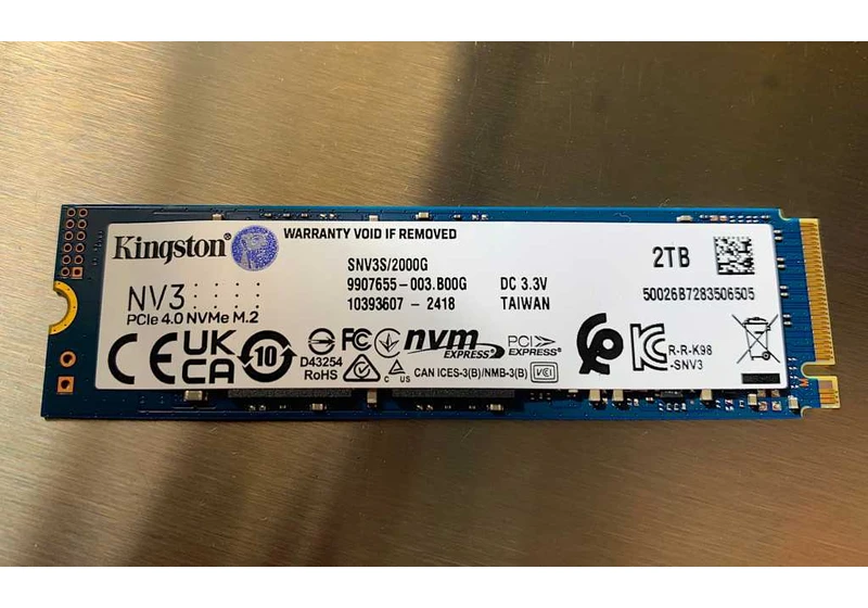 Kingston NV3 review: Amazing real-world SSD performance for the price