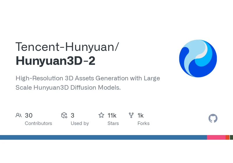 Hunyuan3D 2.0 – High-Resolution 3D Assets Generation