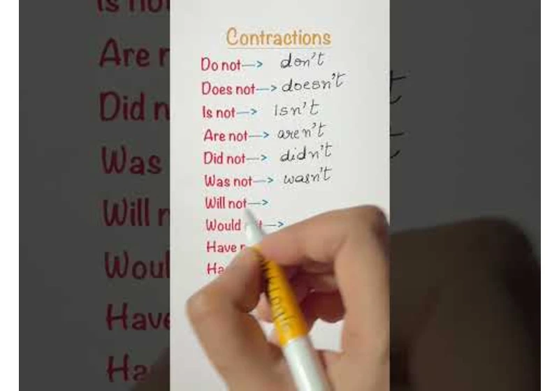 Contractions