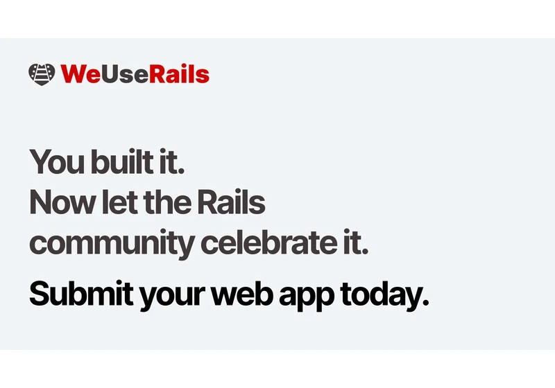 Web apps built with Ruby on Rails