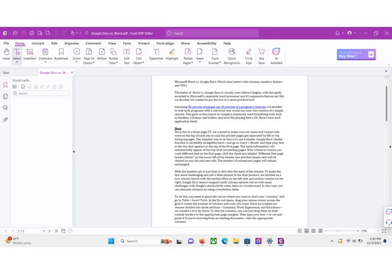 Foxit PDF Editor 13 review: Ready for business