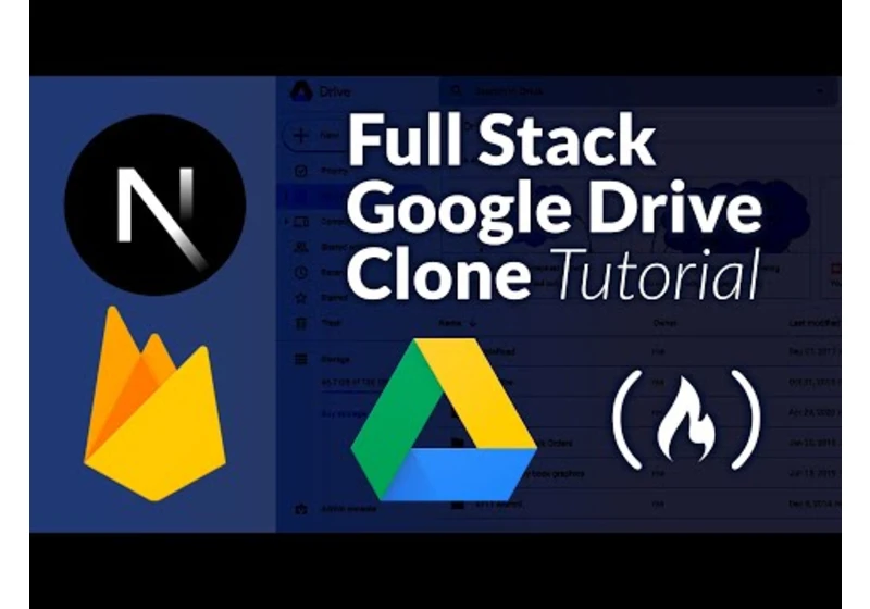 Full Stack Next.js, Typescript, Firebase Tutorial – Google Drive Clone