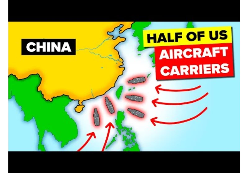 Why US is Deploying Half of its Aircraft Carriers to China's Doorstep