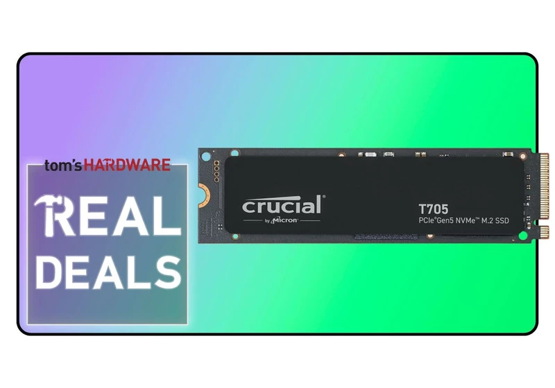  The superfast 13,600 MB/s 1TB Crucial T705 PCIe 5.0 SSD is on sale for only $154   