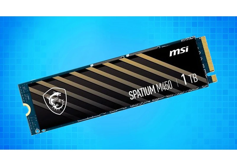 MSI Spatium M450 1TB SSD Now Just $27