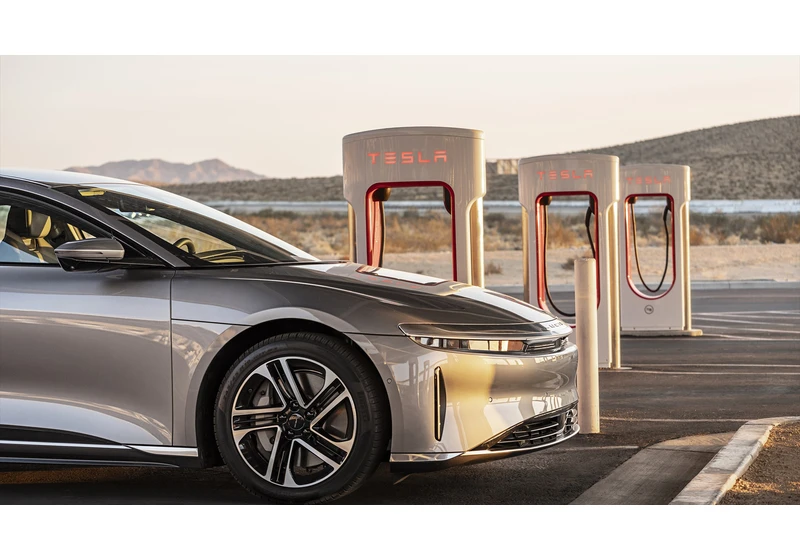 All Lucid Air EVs just gained access to the Tesla Supercharger network, but there’s a catch