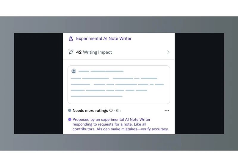 X will let AI write Community Notes