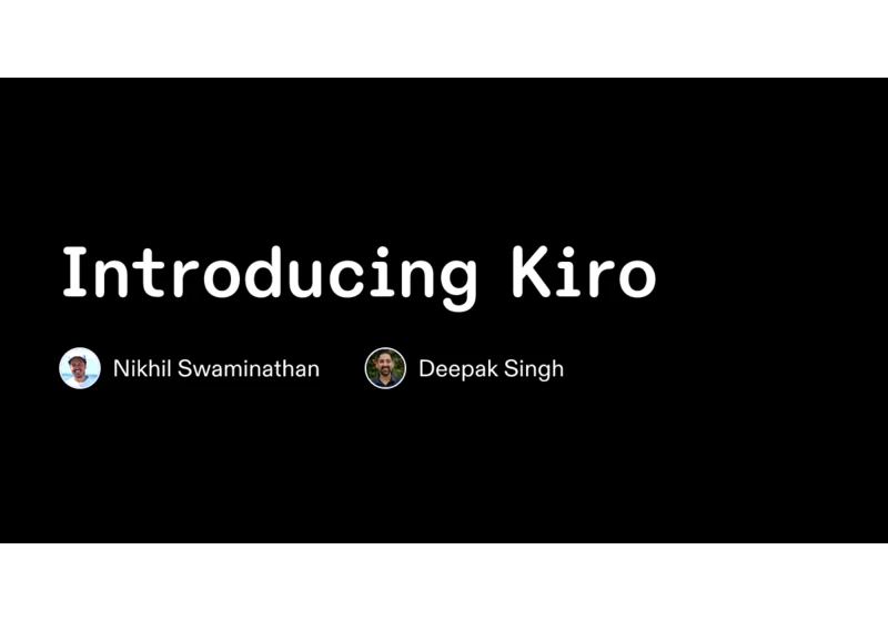 AWS launches Kiro, its Cursor clone