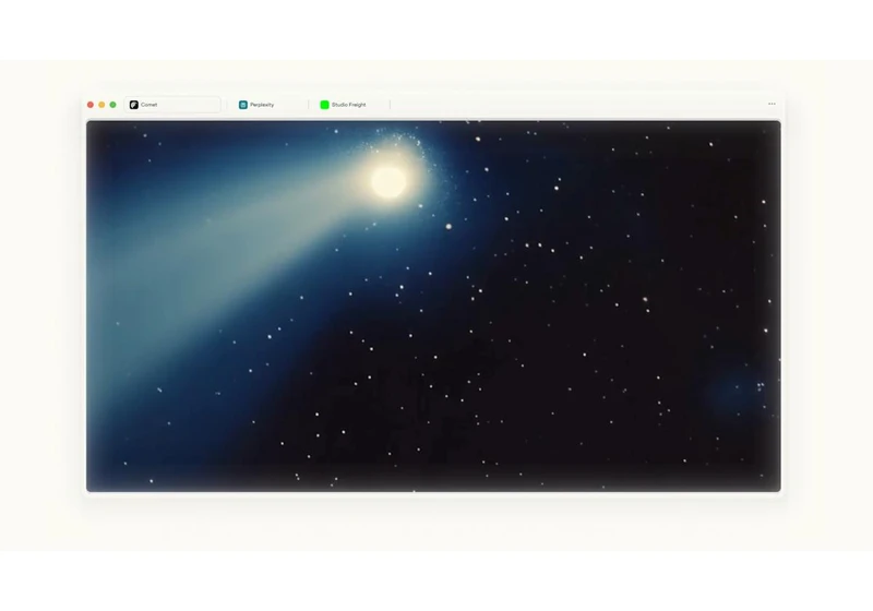Perplexity's Comet AI browser is available now for $200 per month