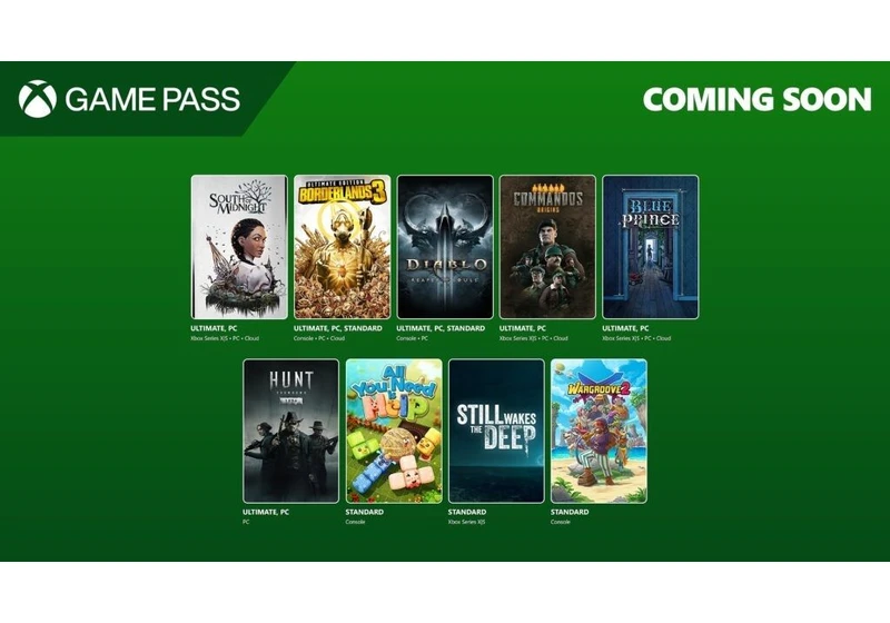 Xbox Game Pass gets Blue Prince, South of Midnight, another Blizzard Entertainment game, and more