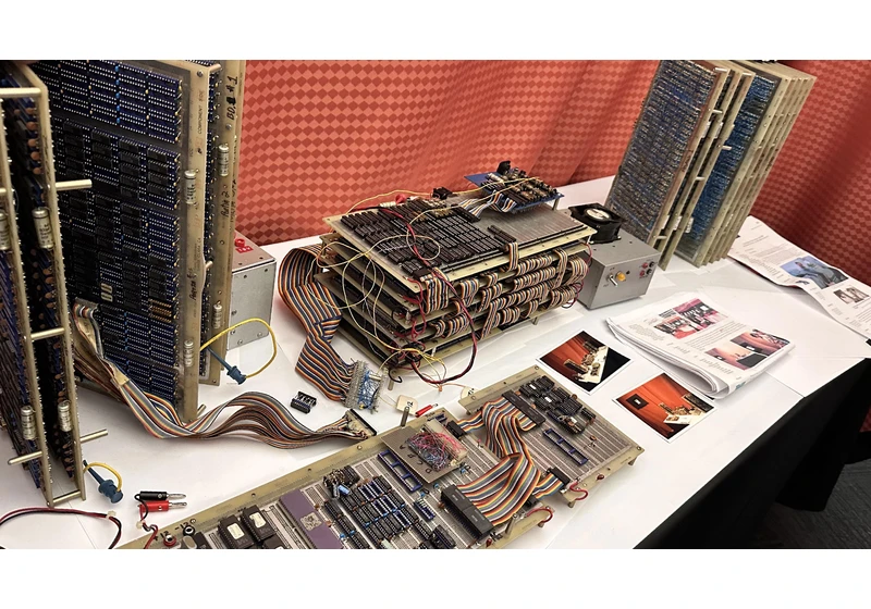  Original Amiga prototype spotted at VCF West 2025 vintage computing show — rarely seen forerunner to Amiga 1000 from early 1984 
