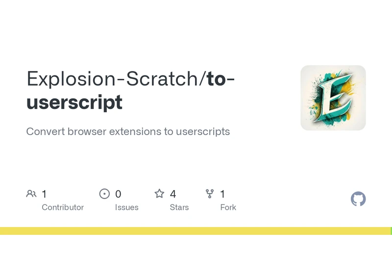 Show HN: To-Userscript: Chrome Extension to Userscript Converter