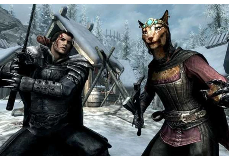 Playing Skyrim on a Chromebook with Steam rocks (once it’s running)