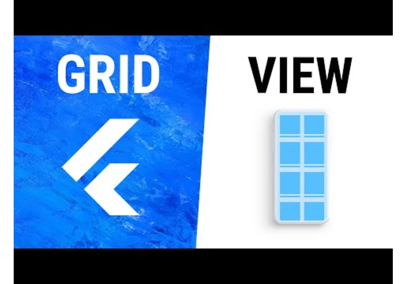 Flutter GridView Widget