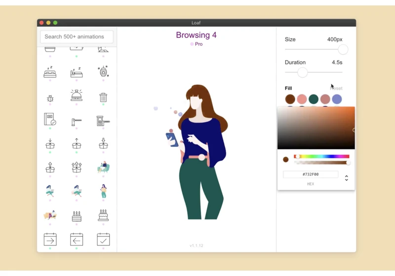 Animated SVG icons