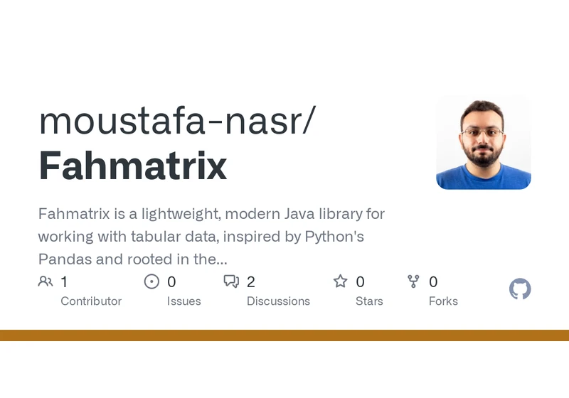 Show HN: Fahmatrix – A Lightweight, Pandas-Like DataFrame Library for Java