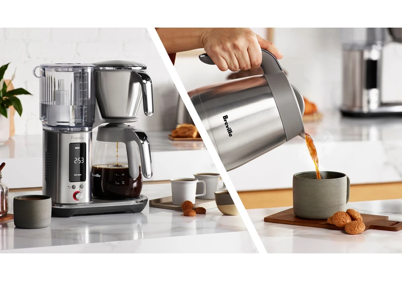 Breville's new premium drip coffee maker promises quick cold-brew, more flavor, and less mess