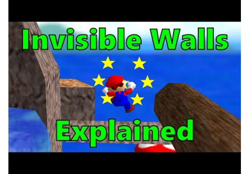 Super Mario 64's invisible walls explained [video]