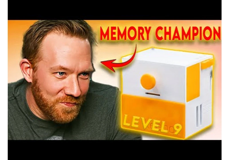 Memory Champion VS DIFFICULT Puzzle - ft @NelsonDellis