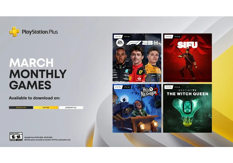 March's PlayStation Plus games include Sifu and the Destiny 2: Witch Queen expansion