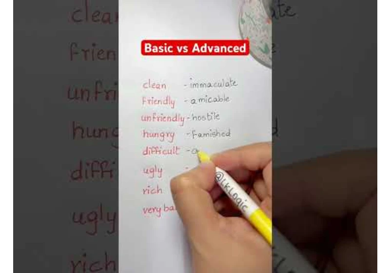 Basic vs Advanced English
