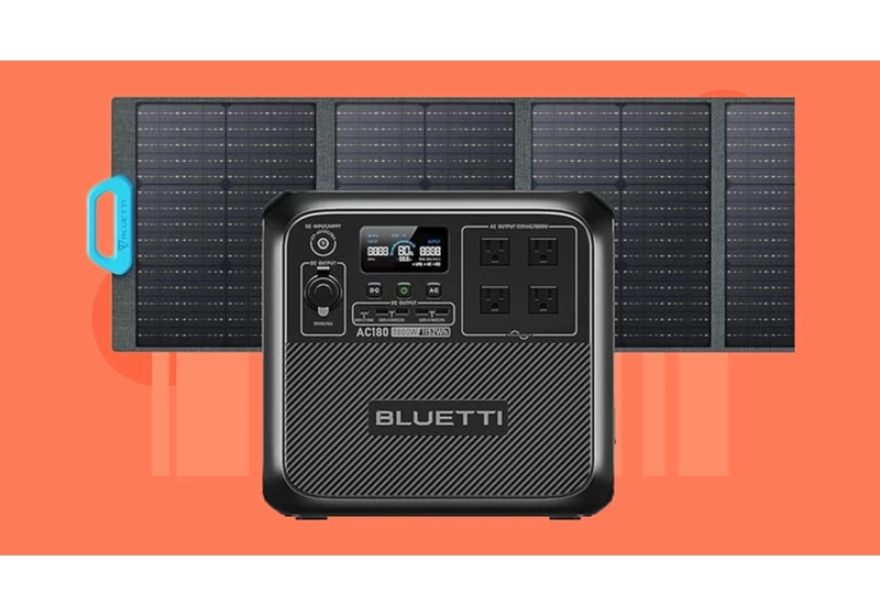 Save Hundreds on This Bluetti Portable Power Station and Solar Panel Bundle     - CNET