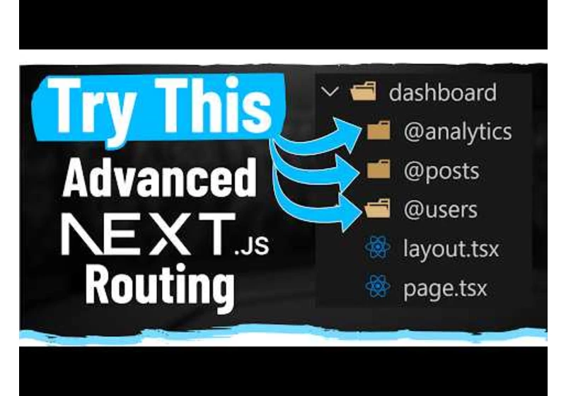 Learn Next.js Parallel Routes In 16 Minutes
