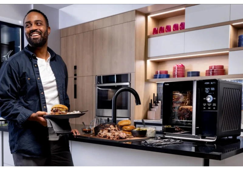 The new GE Profile Smart Indoor Smoker is $300 off right now