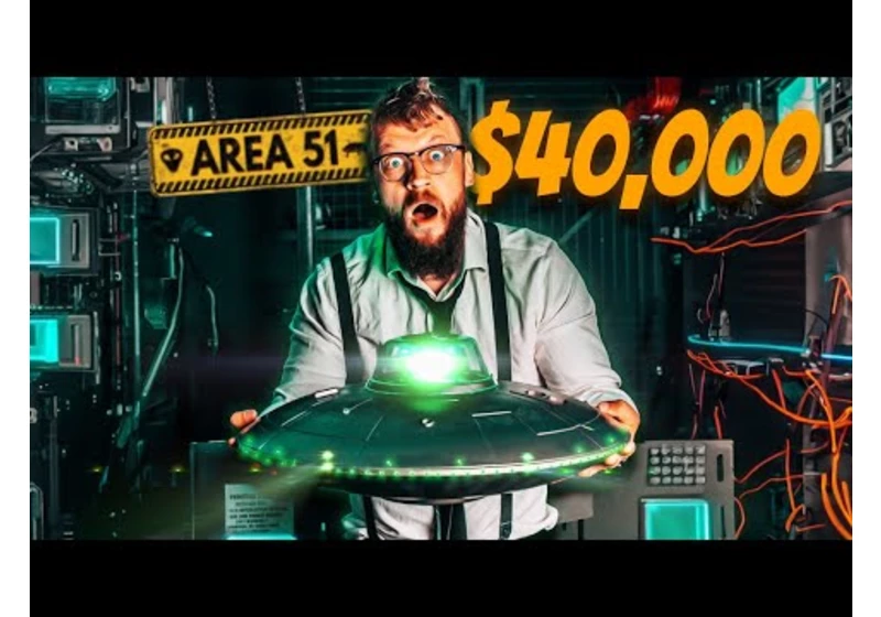 Solving a $40,000 UFO PUZZLE Straight From AREA 51!!