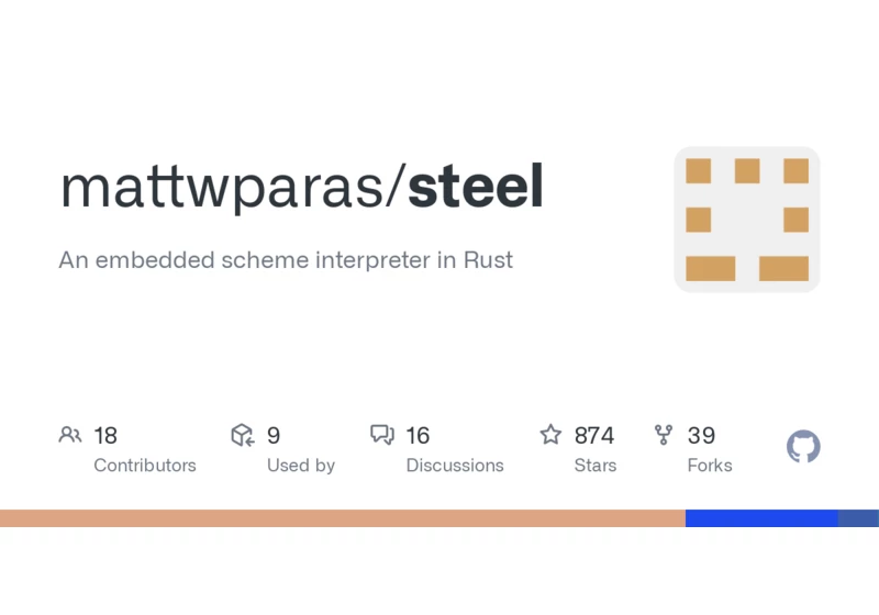 Steel – An embeddable and extensible scheme dialect built in Rust