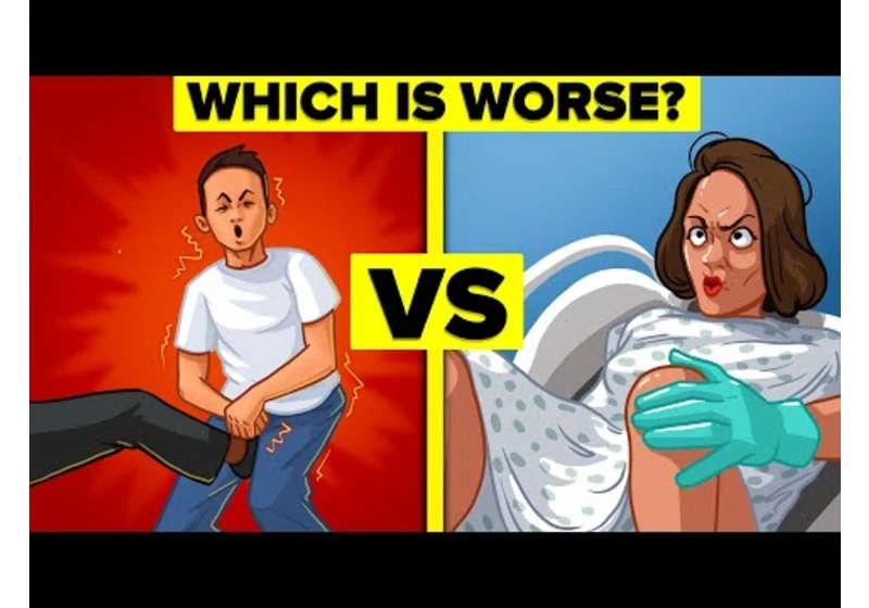 Kicked in the Balls vs Childbirth - Which is More Painful?