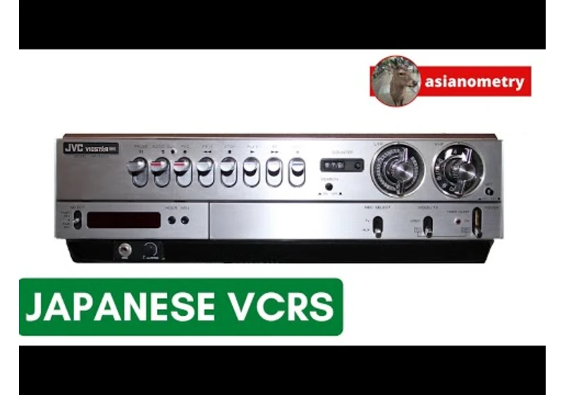 The Rise and Reign of Japanese VCRs