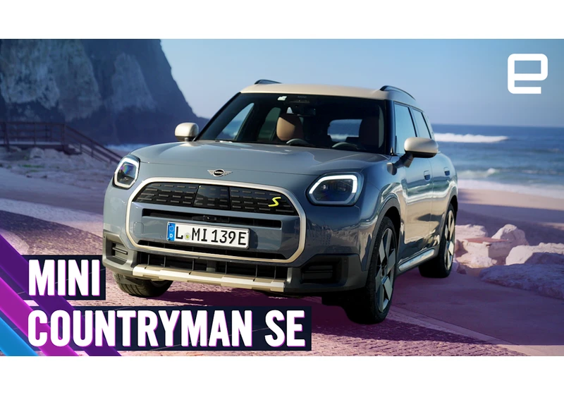 Mini's first electric Countryman has a wild interior that's not to be missed