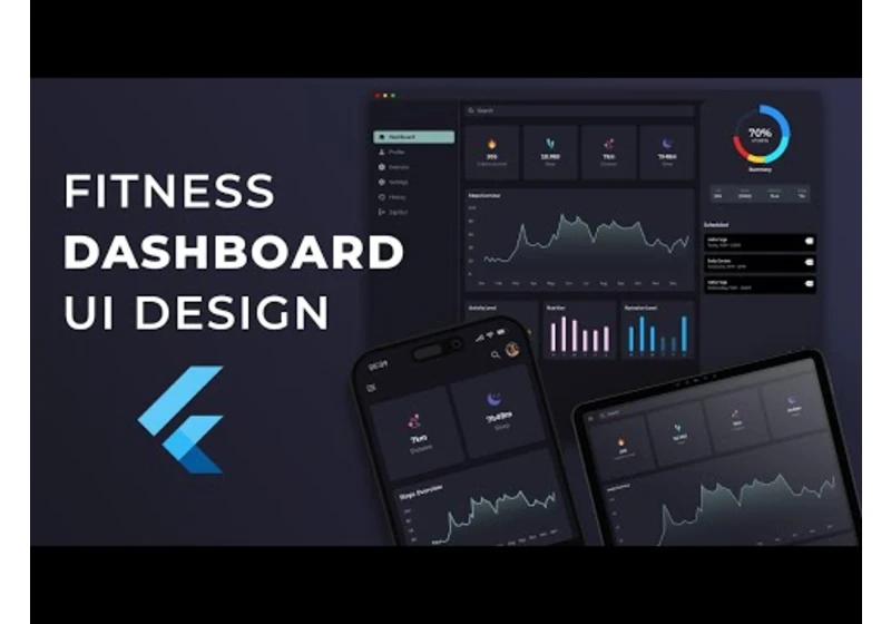 Building a Responsive Dashboard UI App with Flutter | Step-by-Step Tutorial