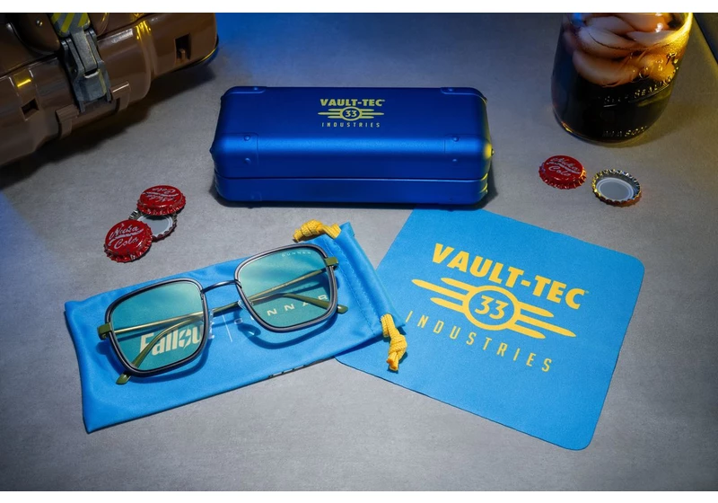  Amazon's latest merch collaboration with Fallout embraces Vault Dweller-core for protective eyewear with Gunnar 