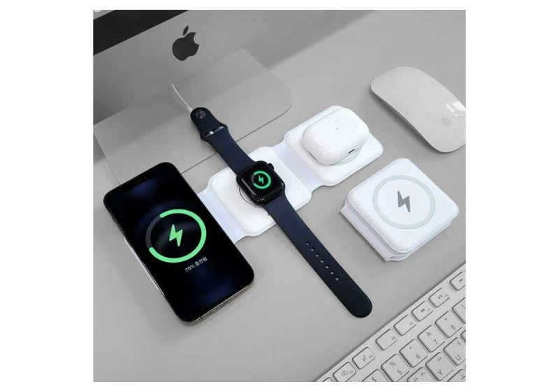 Clean up your desk clutter with this 3-in-1 charging pad