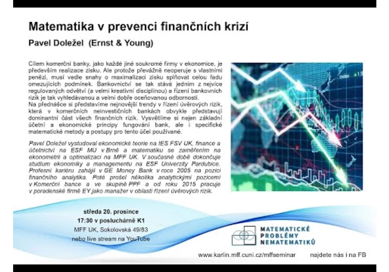 Matematika v prevenci finančních krizí – P. Doležel [seminář MPN 20.12.2023]