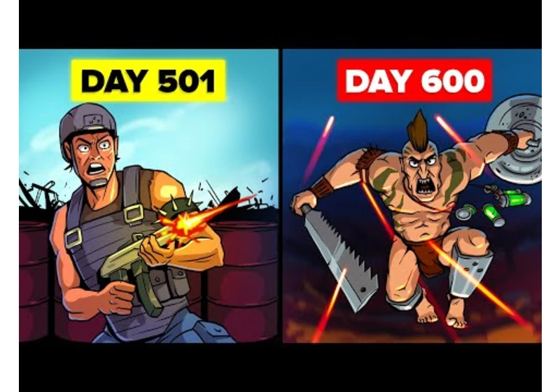 I Survived 600 days of NUCLEAR WAR (NOT MINECRAFT)