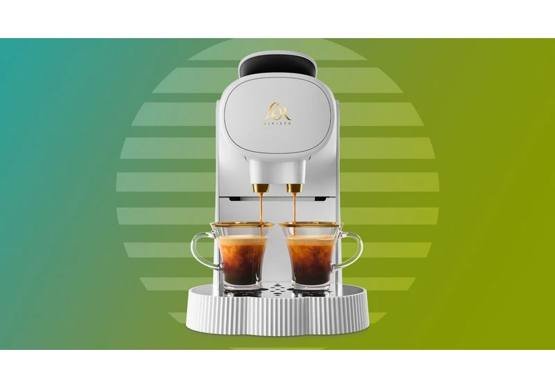 Tired of boring coffee makers? The new L'OR Barista was designed by an award-winning architect